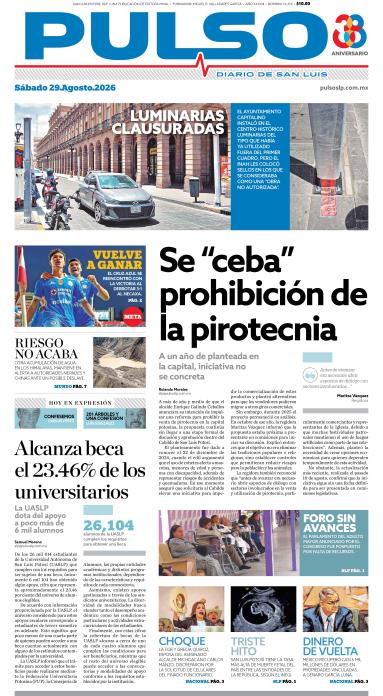 Edicion Impresa Portada de Hoy