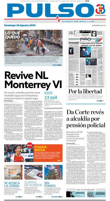 Edicion Impresa Portada de Hoy