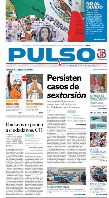 Edicion Impresa Portada de Hoy