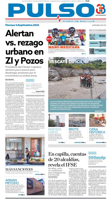 Edicion Impresa Portada de Hoy