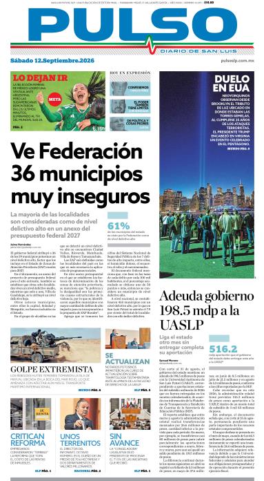 Edicion Impresa Portada de Hoy