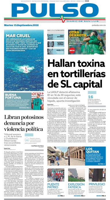 Edicion Impresa Portada de Hoy