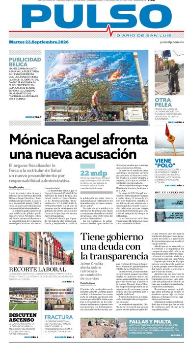 Edicion Impresa Portada de Hoy