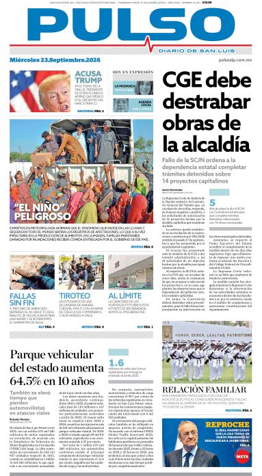 Edicion Impresa Portada de Hoy
