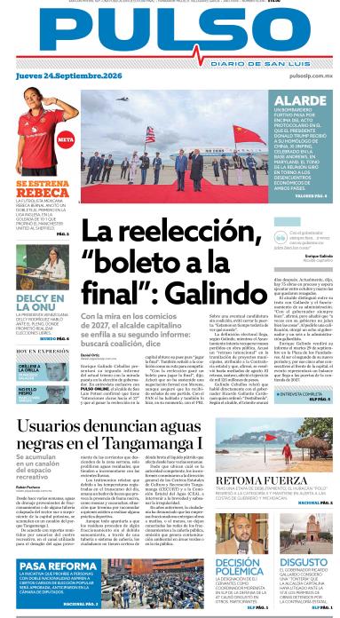 Edicion Impresa Portada de Hoy