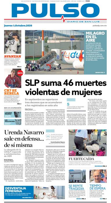 Edicion Impresa Portada de Hoy