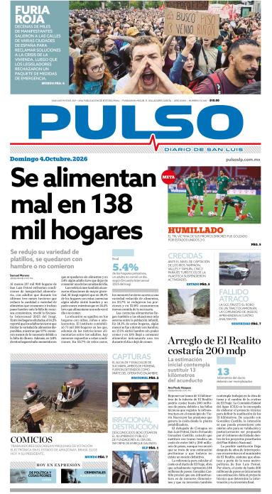Edicion Impresa Portada de Hoy