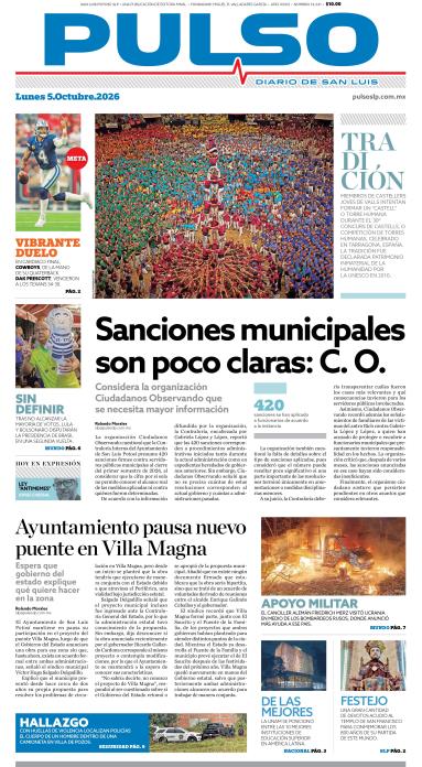 Edicion Impresa Portada de Hoy