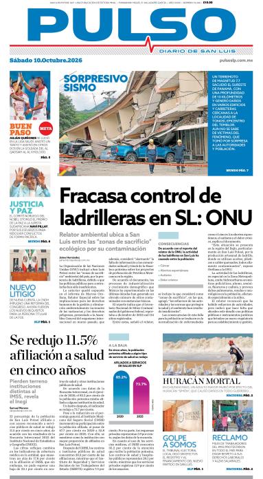 Edicion Impresa Portada de Hoy