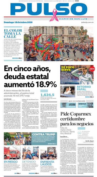 Edicion Impresa Portada de Hoy