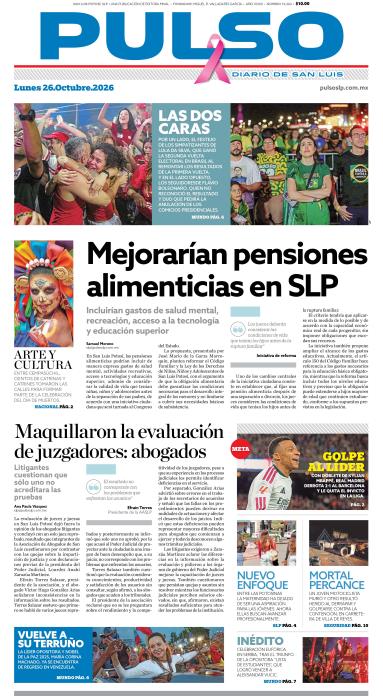 Edicion Impresa Portada de Hoy