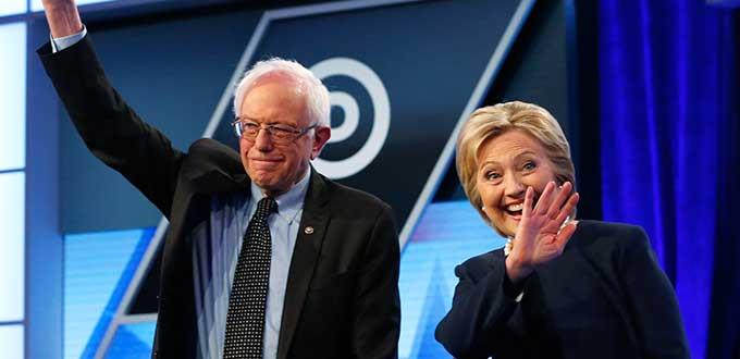 Hillary Clinton y Bernie Sanders rechazan la racistas palabras de Trump