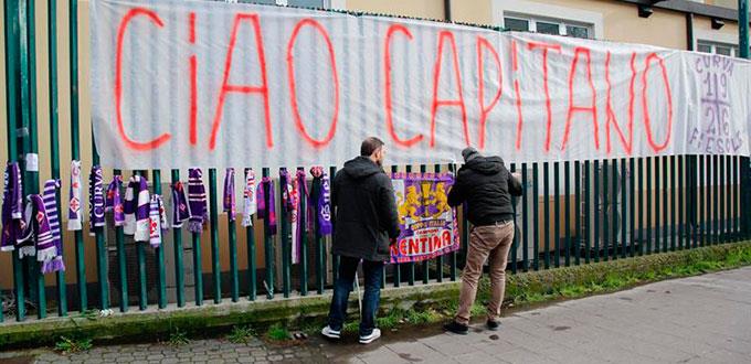 UEFA rendirá homenaje al italiano Astori con minuto de silencio en partidos de Champions y Liga Europa