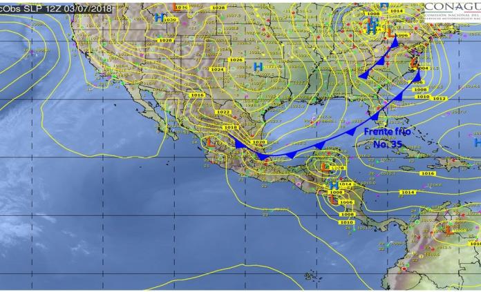 Mantiene Conagua pronóstico de lluvias fuertes y temperaturas de entre 35 y 40 grados en SLP