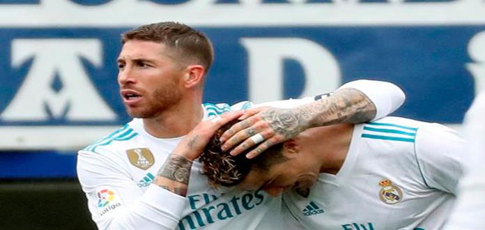 Por necesidad fisiológica, Sergio Ramos abandonó 5 minutos el partido del Real Madrid