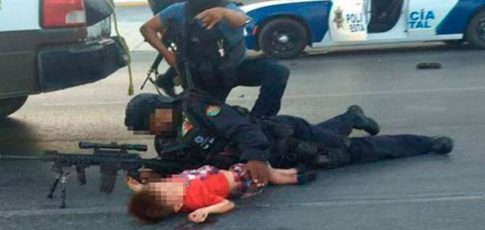 Policías habrían salvado a niño durante enfrentamiento en Reynosa