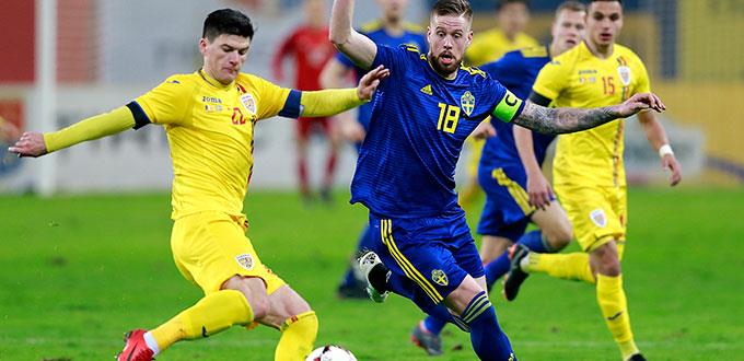 Suecia sufre segundo revés, ahora fue ante Rumania por 1-0