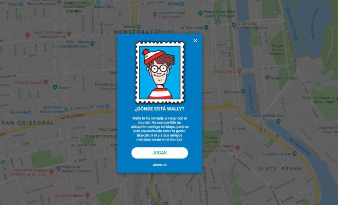Encuentra a Wally con Google Maps y recorre el mundo