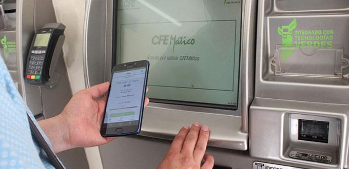 Poco aprovechada aplicación de CFE para pagar recibo