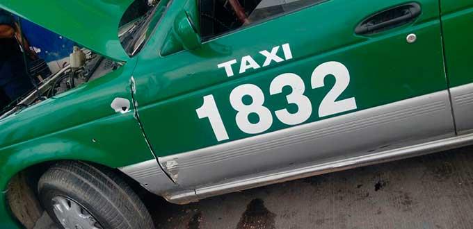 Grave, taxista que fue baleado en la colonia División del Norte