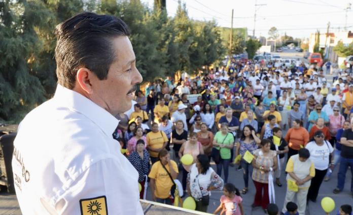 La inseguridad, la falta de agua y pavimentar más calles son los principales retos: Gallardo