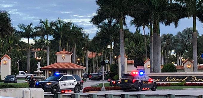 Hombre armado maldiciendo a Trump es herido y detenido en hotel