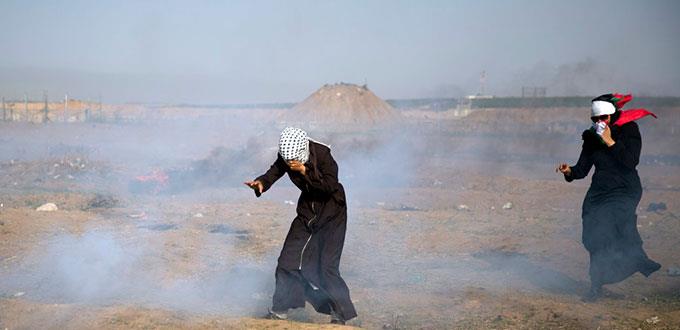 Heridos 25 palestinos por fuego israelí en protestas en la frontera de Gaza