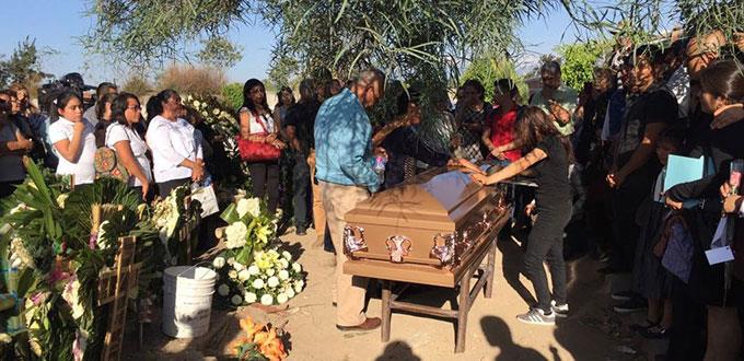 Dan último adiós a reportero asesinado en Ciudad Victoria