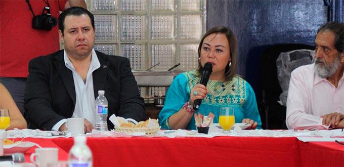 Predial, sin aumento y sólo para obras: Cecy González