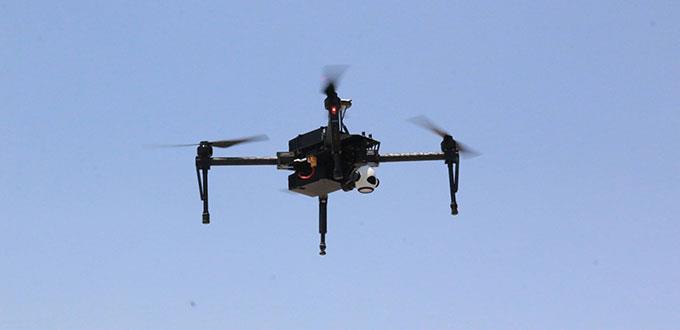 Drones salen nuevamente a vigilar la ciudad