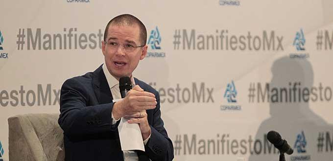 Anaya afirma que las tarifas de aranceles son insultantes