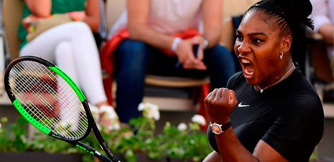 Serena Williams gana y se medirá a Sharapova en un duelo estelar de octavos en Roland Garros