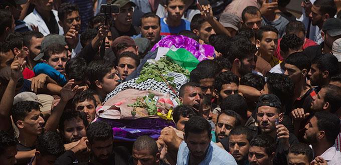 Protestas palestinas tras la muerte de paramédica en Gaza