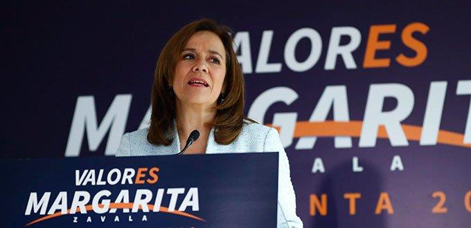 Votos para Margarita Zavala deberán registrarse, determina INE