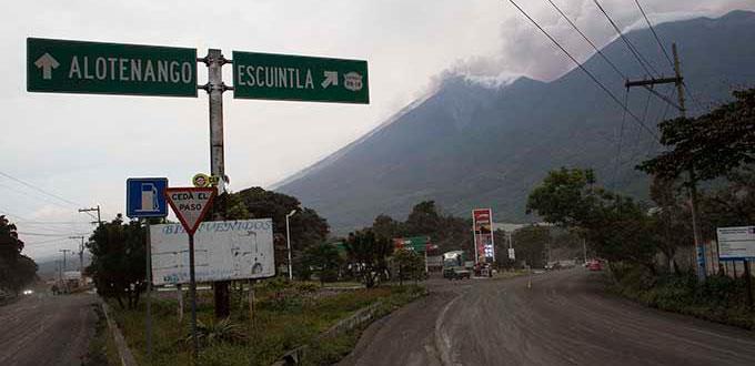 México ofrece a Guatemala apoyo técnico ante erupción volcánica