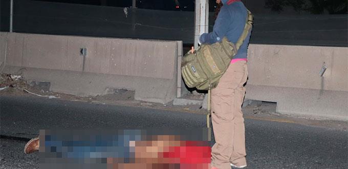 Peatón muere atropellado en el Periférico Norte