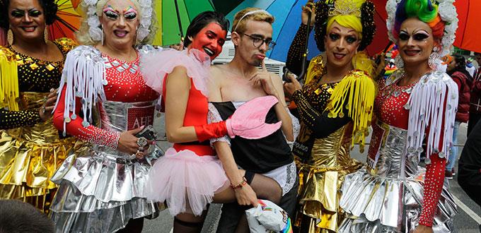 Foto de archivo del Desfile del Orgullo en Brasil