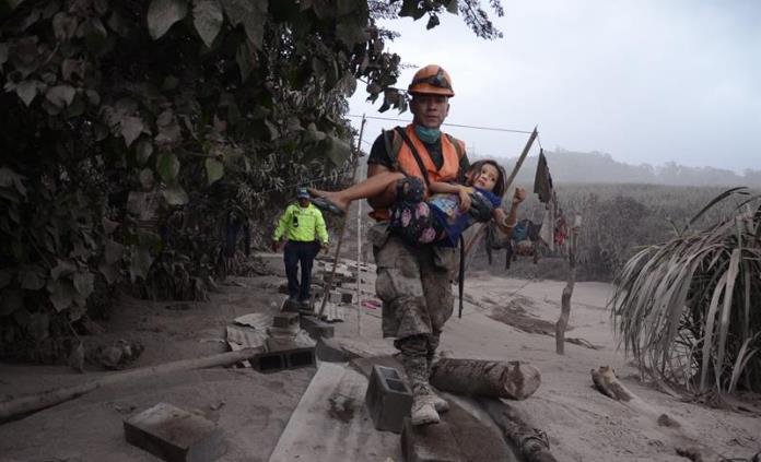 Decretan en Guatemala Estado de Calamidad Pública por erupción volcánica