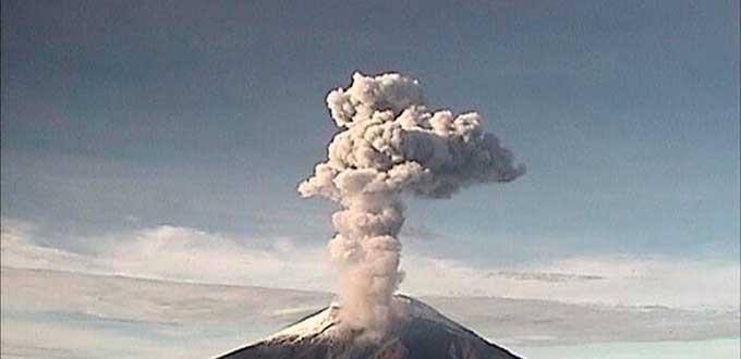 Los estados en riesgo si el Popocatépetl hiciera erupción