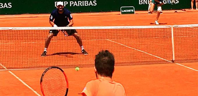 Santiago- Katarina, a semis de dobles mixtos en el Roland Garros