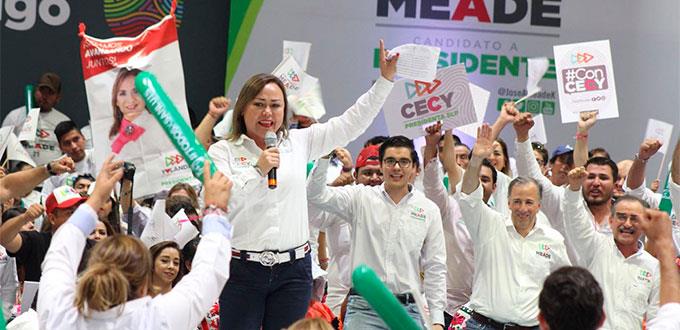 Meade consolidará el desarrollo de San Luis: Cecy González