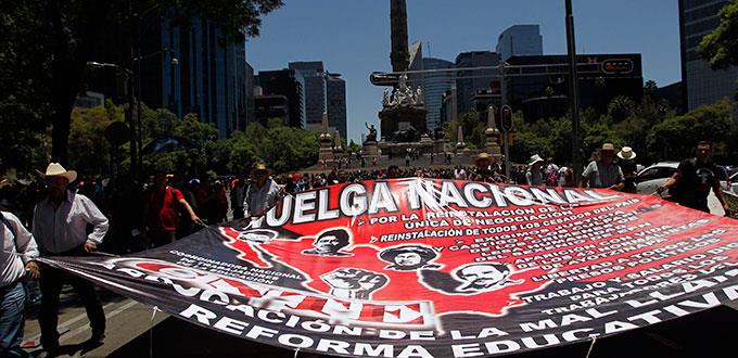 La CNTE causa caos en CDMX