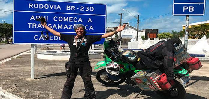 Joven guanajuatense cruzará en moto la selva Amazonas