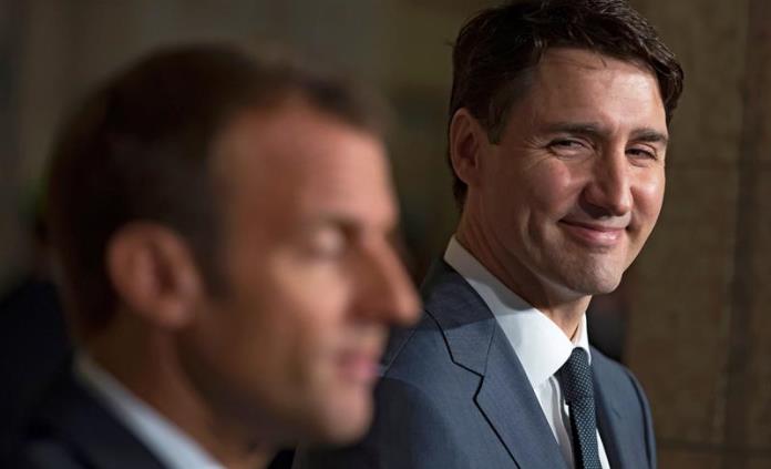 El G-7 es más que Estados Unidos coinciden Trudeau y Macron