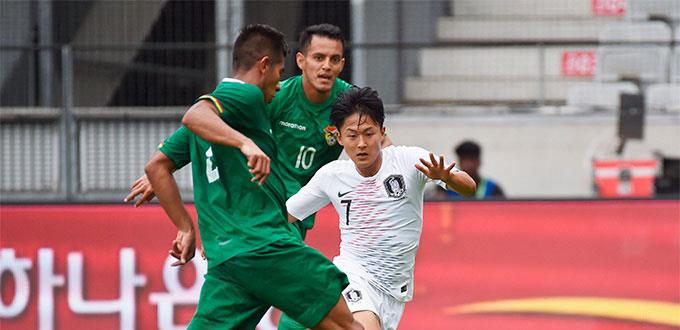 Corea del Sur empata sin goles con Bolivia en duelo de preparación