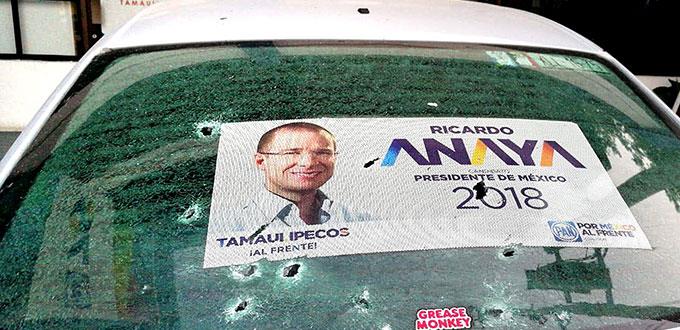 Atentan contra sede del PAN en Ciudad Victoria
