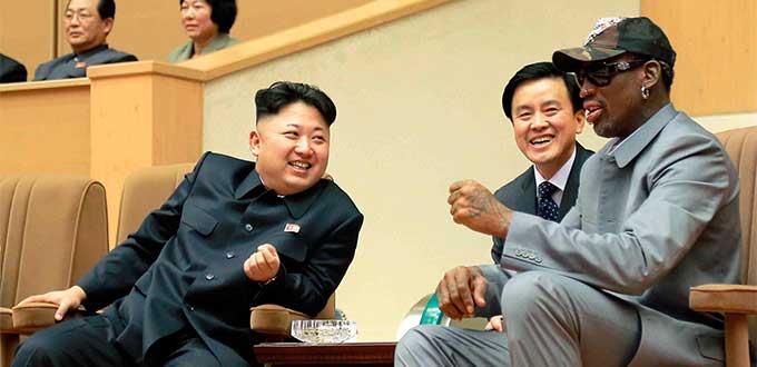 Dennis Rodman viajará a Singapur para apoyar a sus amigos Trump y Kim