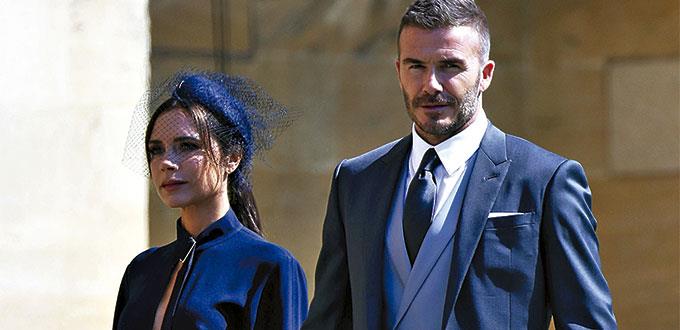 Los Beckham donan su ropa de la boda real a las víctimas de Manchester