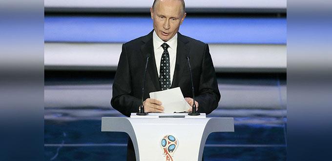 Putin da la bienvenida a equipos del Mundial