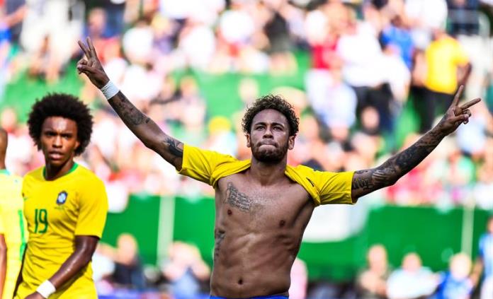 Selección de Brasil exhibe su jogo bonito ante Austria en amistoso
